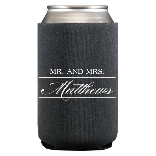 Mr. and Mrs. Collapsible Koozies